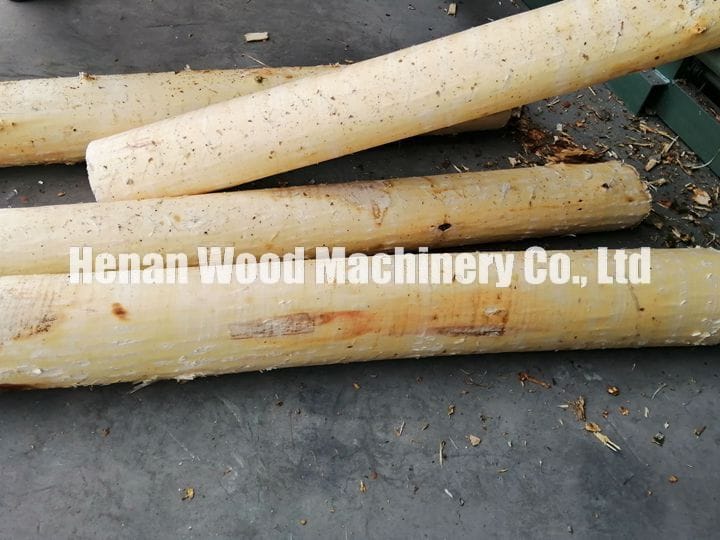 vertical type wood peeling effect