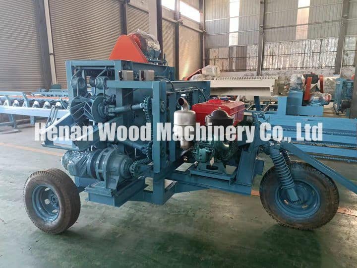 the-diesel-generator-vertical-log-debarking-machine