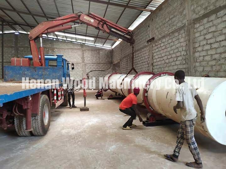 sawdust drying machine