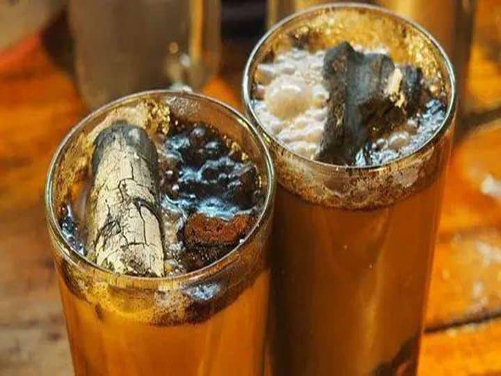 coffee with charcoal